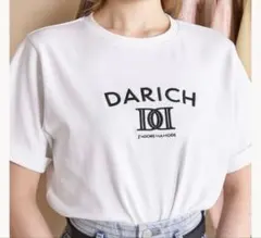 Darich ダーリッチ DDロゴエンブロイダリーTシャツ