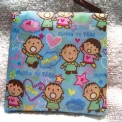 みんなのたあ坊 エコバッグ 水色