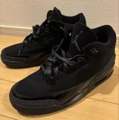 Nike Air Jordan 3 Retro Black Cat 28 箱無し