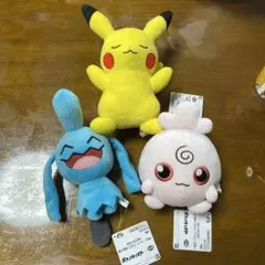 ポケットモンスター　ぬいぐるみ　ププリン・ソーナノ・ピカチュウ　3種セット