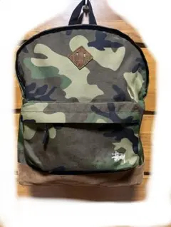 Stussy 迷彩(カモフラ)柄 リュック USED品