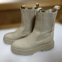 ZARA サイドゴアブーツ 23cm