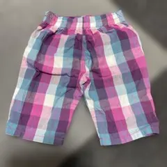 110サイズ チェック柄 半ズボン