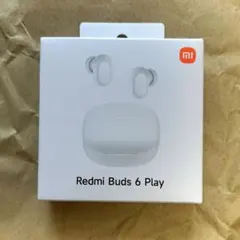 Xiaomi Redmi Buds 6 Play ワイヤレスイヤホン 低遅延 白