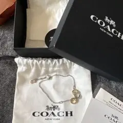 新品未使用　COACH コーチ　スライダーブレスレット　リングチャーム