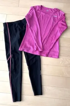 アシックス　ランニングウェアセット