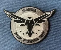 ミリタリー NIGHTHAVEN 刺繍ワッペン パッチ ベロクロのサムネイル