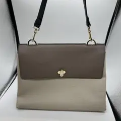 フルラレザー ハンドバッグ グレー♠︎