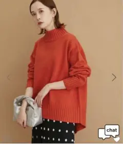 ROPÉ PICNIC バックスリットニットプルオーバー