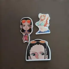 ONE PIECE ニコ・ロビン ナミ ステッカー 3枚セット