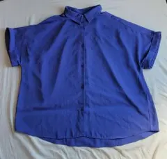 【古着】GU ドレープシャツ 3XL