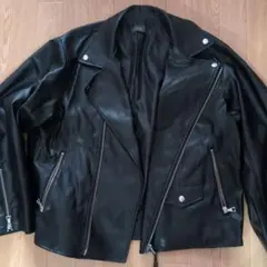 CLEL フェイクレザー ライダースジャケットのサムネイル