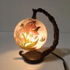 高さ33㎝【希少】エミールガレ風　レプリカ　ランプ　卓上照明 高さ33㎝【希少】エミールガレ風 レプリカ ランプ 卓上照明 高さ