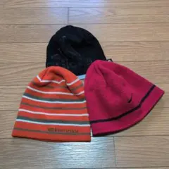 ニット帽3点セット　NIKE Karrimor Adidas