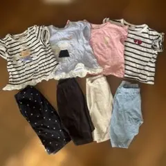 まとめ売り　夏服　80 8点セット　プティマイン　ユニクロ