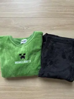 マインクラフト　140 Minecraft マイクラ　フリースパジャマ　ユニクロ