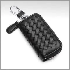 新品 キーケース 編み込み デザイン シンプル おしゃれ ファッション小物