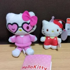サンリオ ハローキティ ぬいぐるみ マスコット 2点セット XOXOギャル