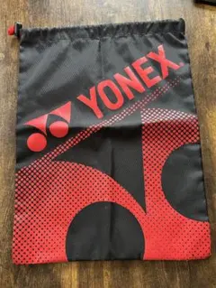 YONEX シューズバッグ黒/赤 ドット