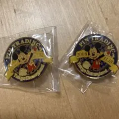 【東京ディズニーランド　ピントレーディング開始記念ミッキーピンバッジ】