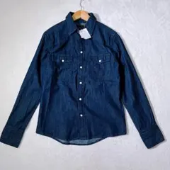 新品 VINTAGE EL デニムシャツ 《38》 シャンブレー スナップボタンのサムネイル