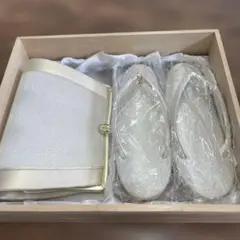 和装用バッグ 草履セット ゴールド系のサムネイル