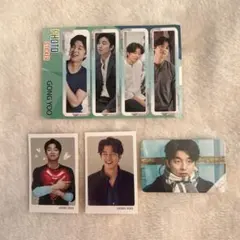 コン・ユ ステッカー4パターン　フォトカード2枚　トレカ1枚