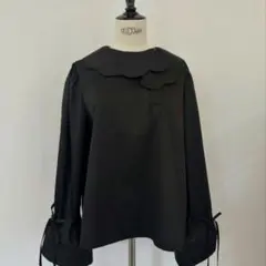 rosymonster Vienetta blouse ブラック　黒　フリル　春 2026年最新】rosymonster カラー：ブラック系 レディース 長袖 シャツ