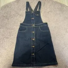 【美品】GU サロペットデニムスカート