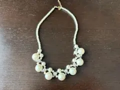 ランダム　パール　ビジュー　ネックレスのサムネイル