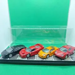京商ミニカー4台セット 透明ケース付き