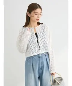 ＥＬＥＮＣＡＲＥ　ＤＵＥ　２ｗａｙメッシュカーディガンのサムネイル