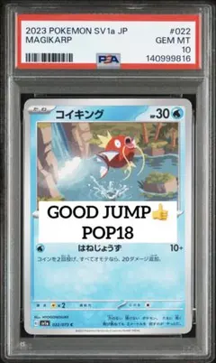 現品限り‼️ PSA10 世界で18枚‼️ 鯉魚 022