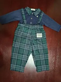 POLO Baby ロンパース サロペット風 80