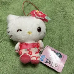 ⭐️新品未使用⭐️ハローキティ 浴衣マスコット ハイビスカス