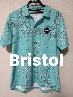F.C. Real Bristol ペイズリー柄 半袖ポロシャツ Mサイズのサムネイル