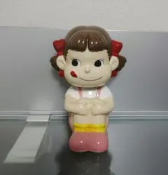 ペコちゃん 首振り 陶器 貯金箱のサムネイル