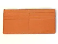【新品・未使用】MURA 薄型 長財布 オレンジのサムネイル