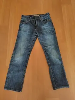 ユニクロ デニム ジーンズ レギュラーフィットストレート W73.5