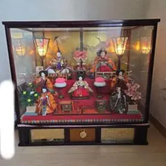 雛人形 ガラスケース付き お値下げ交渉可能！ - メルカリ