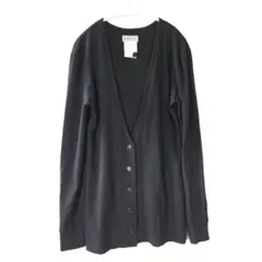 80's Yohji Yamamoto femme ロングカーディガン ブラックのサムネイル