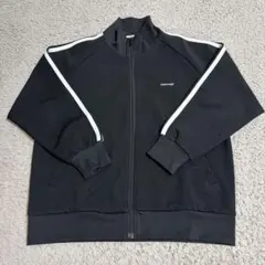 GLOBAL WORK ブラック ジップアップジャージ 150