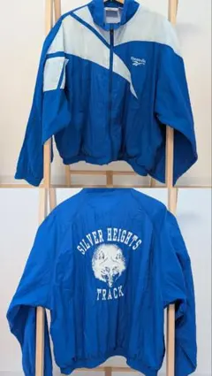 【レア】Reebokウィンドブレーカー（トラックジャケット）L 90's古着