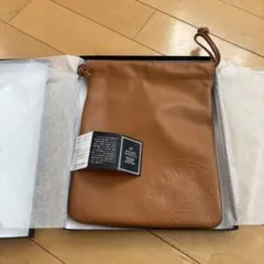 新品☆SOMES SADDLE ラウンドジップ長財布 オレンジ レザー 本革 