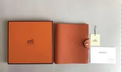 エルメス　ユリスPM ノートカバー　オレンジ