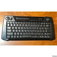 ミヨシ MCO レーザー式トラックボール内蔵 キーボード TK-24G04