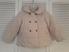 SERAPH　ベージュ 中綿コート ダブルボタン　サイズ130　ほぼ新品