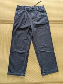 GU メンズ ワイドパンツ 調整可能