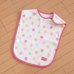 ミキハウス スリーパー 綿 ピンク カラフルドット