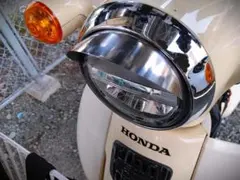 初*た様 スーパーカブ AA09 JA59 ステンレス バイザー カブ ピヨピヨのサムネイル